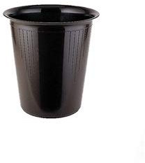 util' Cestino per la Carta in plastica Chiuso, Nero, 13 Litri