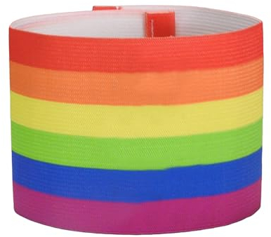 Cawila Diversity Armbinde, Regenbogen, mit Klettverschluss