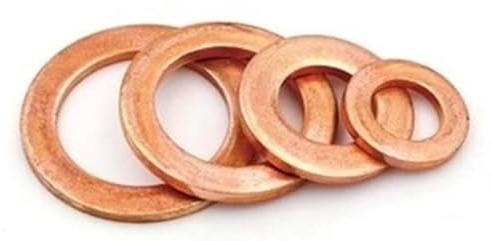 20mm x 24mm x 1.5mm Metric Copper Sealing Washers Flat Gasket Rings Form A DIN 7603 A (Pack of 10) E02BCD