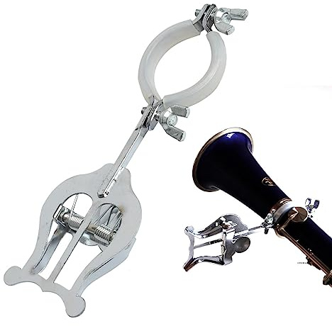 Wenmin Soporte para música de Banda de Marcha - Soporte de fijación Universal para Libros de música de Metal para Oboe - Clip de música de Marcha Ligero para músicos, Soporte de música para Clarinete