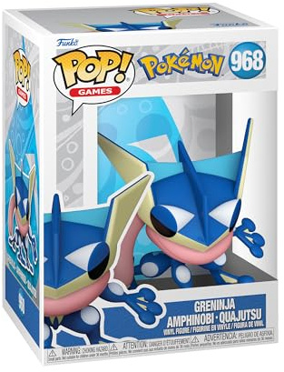 Funko POP! Games: Pokemon - Greninja - Collectable Vinyl Figure - Gift Idea - Official Merchandise - Toys for Kids & Adults - Video Games Fans - Model Figure for Collectors and Display