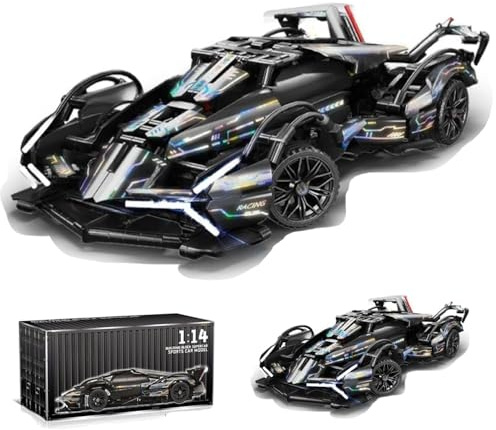 JUCYJULY Kit de construction pour voiture de sport technique, 1148 blocs de serrage, kit de construction, voiture de sport, kit de modélisation, MOC, voiture de course, modèle de voiture, jouet