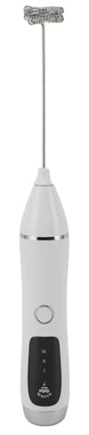 Generic Frutto di Latte, Bacchetta di Latte con Elettrica con 3 Teste Mescolanti Portatili Portatile Produttore di Schiuma Elettrico Whisk Schiuma per Bevande Bacchetta da per tè Al Cioccolato da