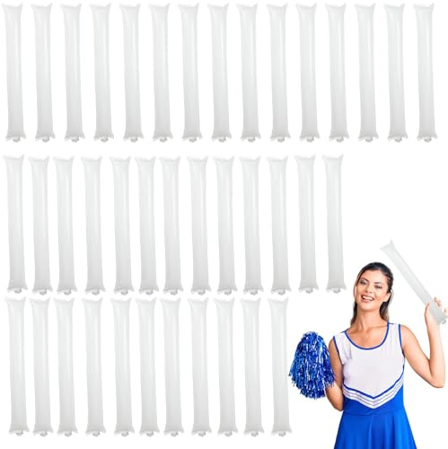Team Spirit Boom Sticks, generadores de ruido inflables | Coloridos palos de porristas para inflar varillas,Palillo portátil para animar, badajo para animar, hacedores de ruido, recuerdos de para cel