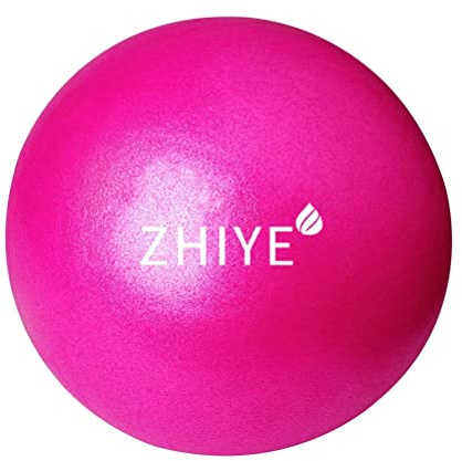 ZHIYE Mini Pilates Ball Yoga Exercise Core Fitness Bender, Stability, Barre, Training, Physical Therapy Anti-Slip Swiss Ball Gym Home