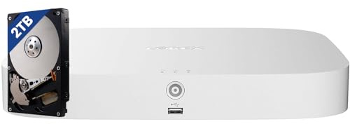 Lorex 4K 8-Channel 2TB Network Video Recorder (NVR) with Smart Motion Detection, Voice Control and Fusion Capabilities