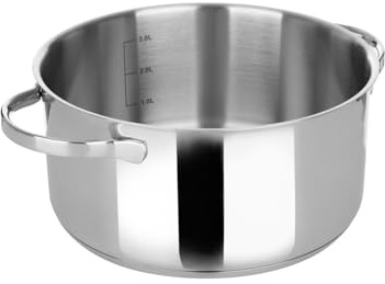Moneta Allegro 2 m kastrull 22 cm i rostfritt stål för alla bränder 3,9 liter