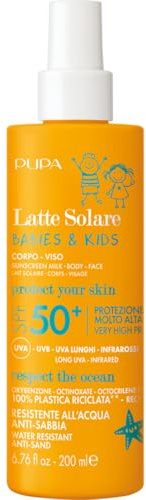 Pupa Babies & Kids Latte Solare SPF 50+ Protezione Molto Alta per Bambini