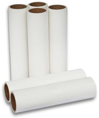 DrDirt Recharge rouleau Anti-Peluches (6 paquets de 300 feuilles) pour Nettoyage du Sol et des Animaux de Compagnie