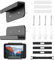 VINEST Universal Tablet Wandhalterung, Kompatibel Ipad Wandhalterung, Tablet Halterung Wand mit Klebeband und Schraubmontage, mit Handschlaufe, für Schlafzimmer Küche Bad