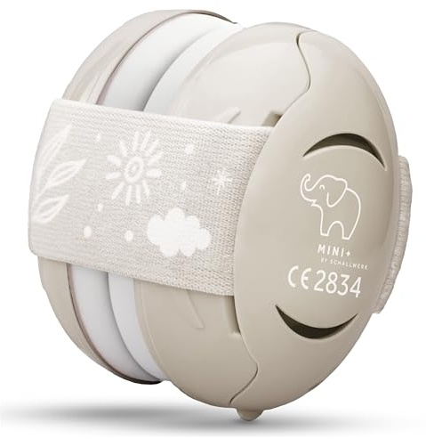 Schallwerk ® Mini+ Cascos Bebe Antiruido - Protección Auditiva para Niños y bebés - Cascos Antiruido Niños, Protectores Aislantes Del Ruido, Protector Bebe Ruido