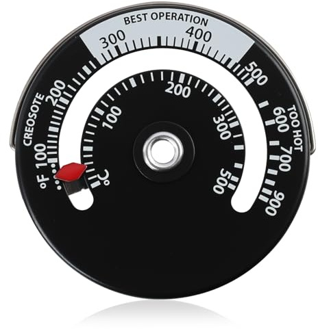 Termómetro Magnético Termómetro Magnético Indicador De Temperatura Del Horno Para Estufa De Leña, Estufa De Gas