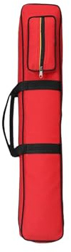 lopituwe Custodia per stecche da biliardo con 8 fori per proteggere e trasportare le stecche da biliardo. Comode soluzioni per il trasporto. Custodia per, Rosso, 85x18x7cm