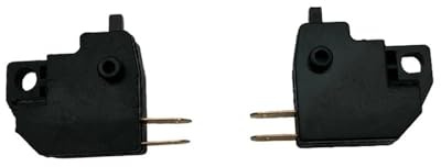 2PCS Motorcykel Höger Vänster Fram Bromsljus Stoppströmbrytare Tryckknapp Passar for Hon Suz YA Reservdelar(2PCS Right)