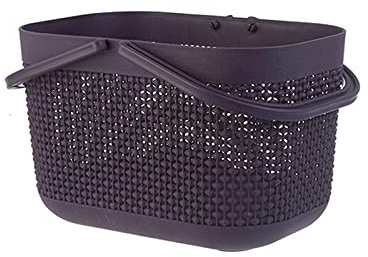 HEXEH Cestini Portaoggetti Multiuso Portatile Cesto della Spesa Grande Plastica Picnic Bin Convenience Store Deposito Organizzatore Lavanderia Cestino Cestino Dell'organizzatore