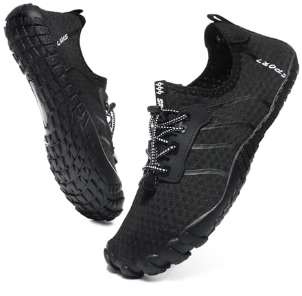 Hanani Chaussures Aquatique Homme Femme Chaussures d'eau Antidérapantes Chaussures de Sport Chaussure de Plage