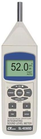 *Spedizione in 1 giorno*Misuratore di decibel di precisione (intervallo: da 30 a 130 dB) per lezioni | Misuratore di livello sonoro professionale di classe 1 per pianisti, test acustico | SL-4036SD
