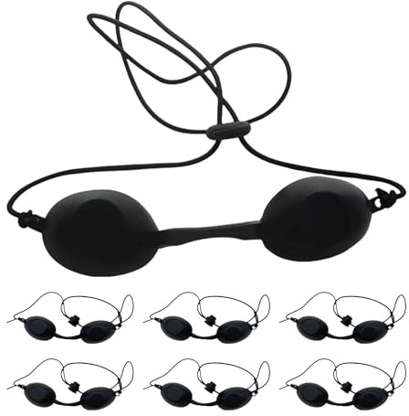 Lot de 10 lunettes de solarium - Lunettes de protection UV - Lampe rouge clair - LED infrarouge - Protection des yeux - Protection des yeux - Lunettes de soleil - Lunettes de protection pour lunettes