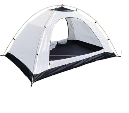 Sileduove Tenda leggera autoportante per uso esterno con rete a rete, fondo in tessuto Oxford impermeabile e pali in alluminio leggero per campeggio (grigio)