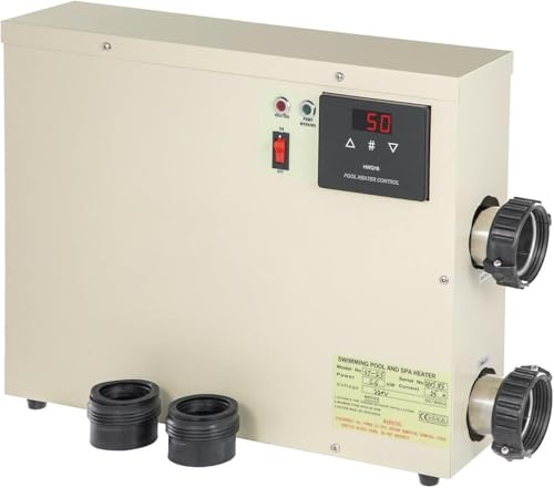 Bastumaskin För Hemmabruk, 11kw Elektrisk Digital Varmvattenberedare, Termostat För Poolvärmare, Spa- Och Bubbelpoolvärme, Justerbar Temperatur