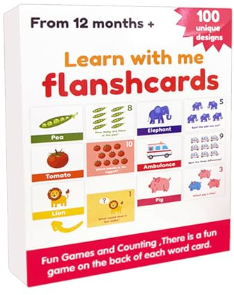 Schede Numeriche per Bambini | Studio Interattivo del Vocabolario Linguistico,Carte Gioco per l'Apprendimento e Lettere Inglesi - per Bambini in Età Prescolare Asilo Scuola 'Infanzia
