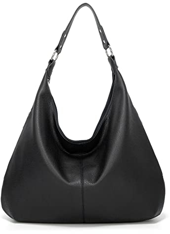 Ashioup Damen Bag Hobo Crossbody Taschen, Schwarz