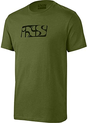IXS T-Shirt Brand Oliv Gr. S
