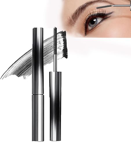 2024 New Vivavogue Lash, Vivavogue Waterproof Mascara, Vivavogue Metal Mascara Wand, Vivavogue Iron Wand Mascara, 3D Curling Iron Mascara, Waterproof, Long-Lasting and Smudge-Free (Black)