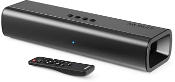 Bluetooth Soundbar for TV | 2.0 Stereo | Wireless & Wall Mountable | HDMI ARC, AUX, Optical, Remote & Brackets Included | MAJORITY Naga 40