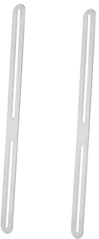 Abaodam 2pièces Lot De Plaques De Fixation Réglables Pour Clôture Ou Portail Support Plat Pour Boîte Aux Lettres Fixation De Boîte Aux Lettres Pour Installation Sûre