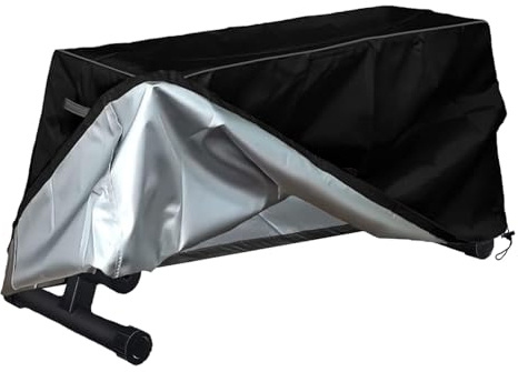 Cubierta antipolvo para banco de pesas para exteriores, tela Oxford de alta calidad, protección contra la lluvia UV, perfecta para configuraciones de jardín, patio, gimnasio, preserva los bancos de
