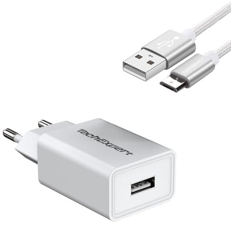 Kit Ladegerät Weiss kompatibel mit Acer Iconia One 7/ICONIA A3/Iconia Tab 7 8/Iconia B1-A71/A1-810/a3-a20 Asus zenpad/Nexus 7 9 10/Memo Pad FHD 10/Fonepad 7/8