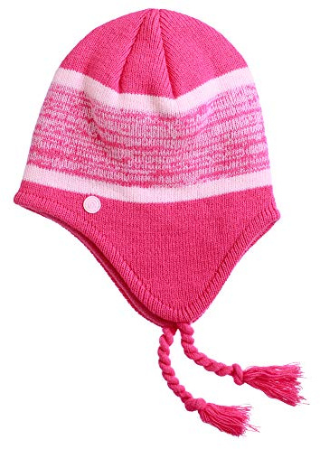 C9 Champion Kids' Peruvian Hat with Ear Flaps and Fleece Lining, Pink Peruvian, Girls'