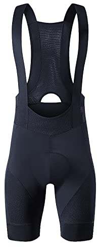 Cycling Bibs Men Cycling Bib Shorts Men Road Bike Bicycle Breathable Padded Riding Tights Bib Shorts Cycling Mens B-Black
