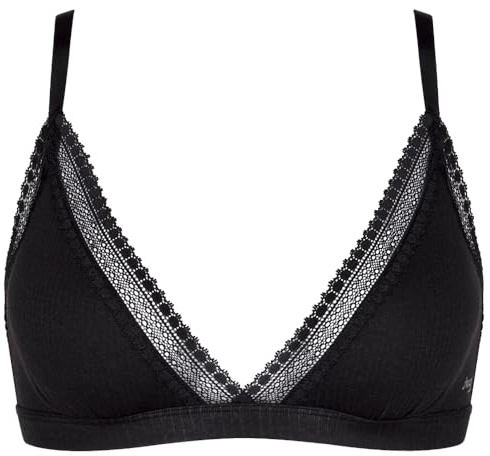 Sloggi Women's sloggi GO Ribbed R Bralette, BLACK