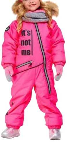 YCBMINGCAN Combinaison de ski pour garçons et filles - Doudoune chaude - Capuche épaisse - Capuche à col en fourrure - Coupe-vent - Chaud - Coupe-vent - Sport d'extérieur, Rose, 12-13 Ans
