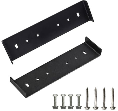 Sharplace 2 Staffe di Installazione per Cassetta Postale, Facili Da Installare, Supporto di Fissaggio per Cassetta Postale