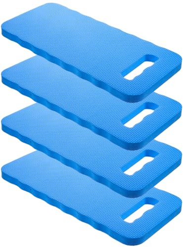 IWOWHERO 4 pièces Coussin de Genoux EVA Antidérapant pour Jardinage et Ménage Protège-Genoux Confortable et Léger pour Yoga Fitness et Travaux à Genoux Couleur Aléatoire Couleur Aléatoire