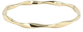 Akzent Armreifen Damen - Premium Armband Damen in Gold aus Edelstahl, 100% Wasserfest & Hautverträglich