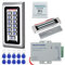 NN99 Kit of System de contrôle d'accès de Porte IP68 Clavier étanche RFID Clavier + Verrou magnetique electrique 180 kg + 10pcs Clé-Holder