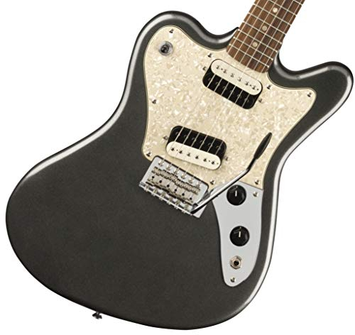 Squier Paranormal Super- Graphite Metallic - E-Gitarre