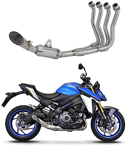 DOMINATOR Impianto di scarico Collettori Marmitta Silenziatore GP3 compatibile con GSX - S 1000/1000 GT / 950 2021-2023