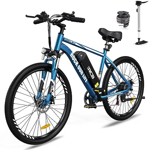 RCB E Bike RK15, Elektrofahrrad 26 Zoll mit 10.4Ah 36V Lithium-Akku，Elektrofahrrad für Erwachsene für Damen und Herren， 7-Gäng, City Electric Bike Reichweite bis zu 35-90Km