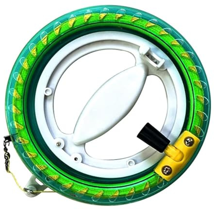 Touch the sky Kite Line Wheel with Locking Device, Professional Outdoor Kite Accessories, Wheel Diameter 14cm, Line Length 80m. Perfect Structural, Easy to Grasp and Control, Suitable for Beginners.
