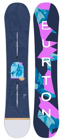 Burton - Yeasayer Graphic Women's Snowboard - Woman - Size 148 - Blue
