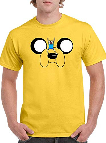 the Fan Tee Camiseta de Hombre Hora de Aventuras Jake Finn 011 XL