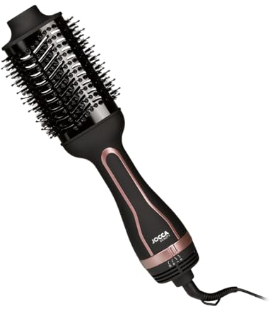 Jocca - Brosse à Sécher| Brosse à Coiffer avec Poignée Ovale Ergonomique| Séchage Rapide| Revêtement Céramique| 3 Intensités| Câble Rotatif 360