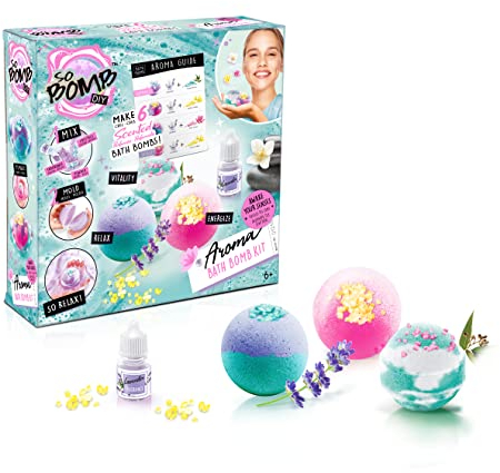 Canal Toys - So Bomb BBD 041- DIY-Aroma-Badebomben-Set, Stellen Sie mit diesem Aroma-Set Ihre eigenen duftenden Badebomben her, 6 Stück, mehrfarbig