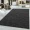 viceroy bedding NIZZA Modern Rugs Living Room Carpet Mat For Bedroom Large Area Rug Hallway Kitchen Extra Large Size Short Pile Flat Weave (120cm x 170cm (4ft x 5.6ft), Black)