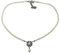 Alpenflüstern Trachten-Perlen-Halskette Helena - elegante Trachtenkette - nostalgischer Damen-Trachtenschmuck, filigrane Dirndlkette (creme-weiß) DHK318